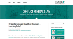 Desktop Screenshot of conflictmineralslaw.com