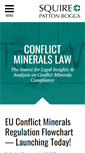 Mobile Screenshot of conflictmineralslaw.com